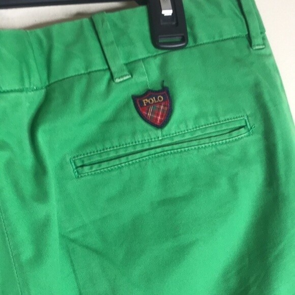 Polo golf Ralph Lauren green cotton twill with stretch pants size 35x30 - Picture 10 of 15